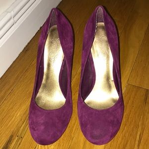 JESSICA SIMPSON purple heels size 8.5